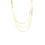 COLLIER "TRIPLE RANGS"